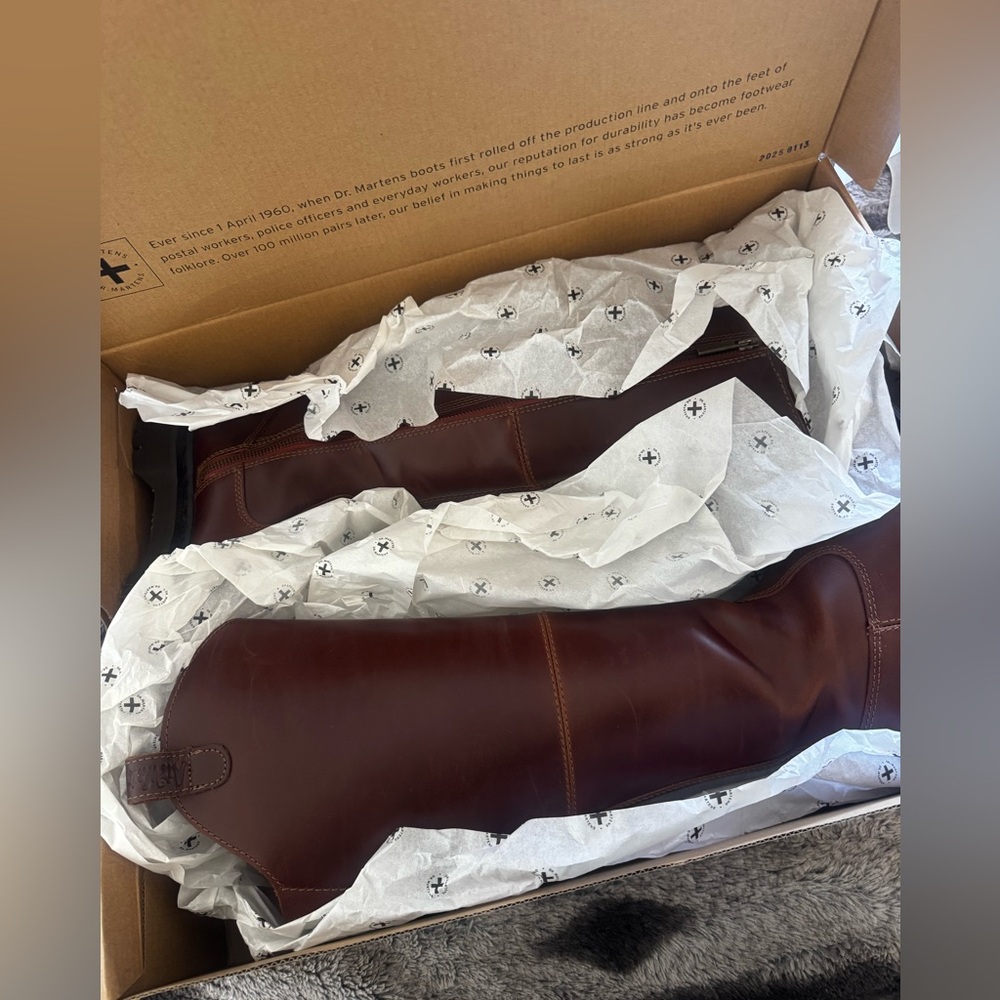 AMAAYAH KNEE HIGH LEATHER BOOTS - Picture 5 of 6